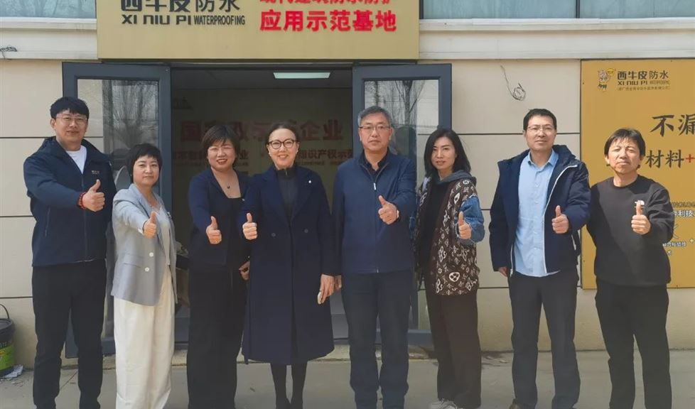 西牛皮防水應(yīng)用示范基地（沈陽站）迎來遼寧省綠色建筑協(xié)會、沈陽市綠色建筑協(xié)會、遼寧省防水協(xié)會一行